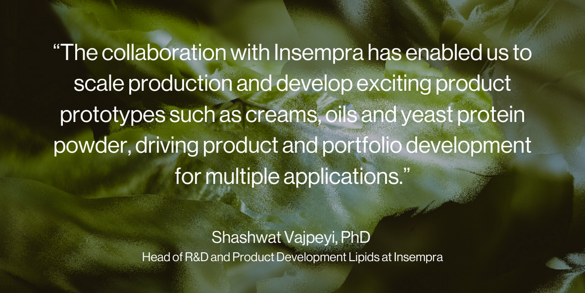 Insempra's Head of R&D and Product Development Lipids, Shashwat Vajpeyi, PhD comments on Insempra's investment in Carbocycle