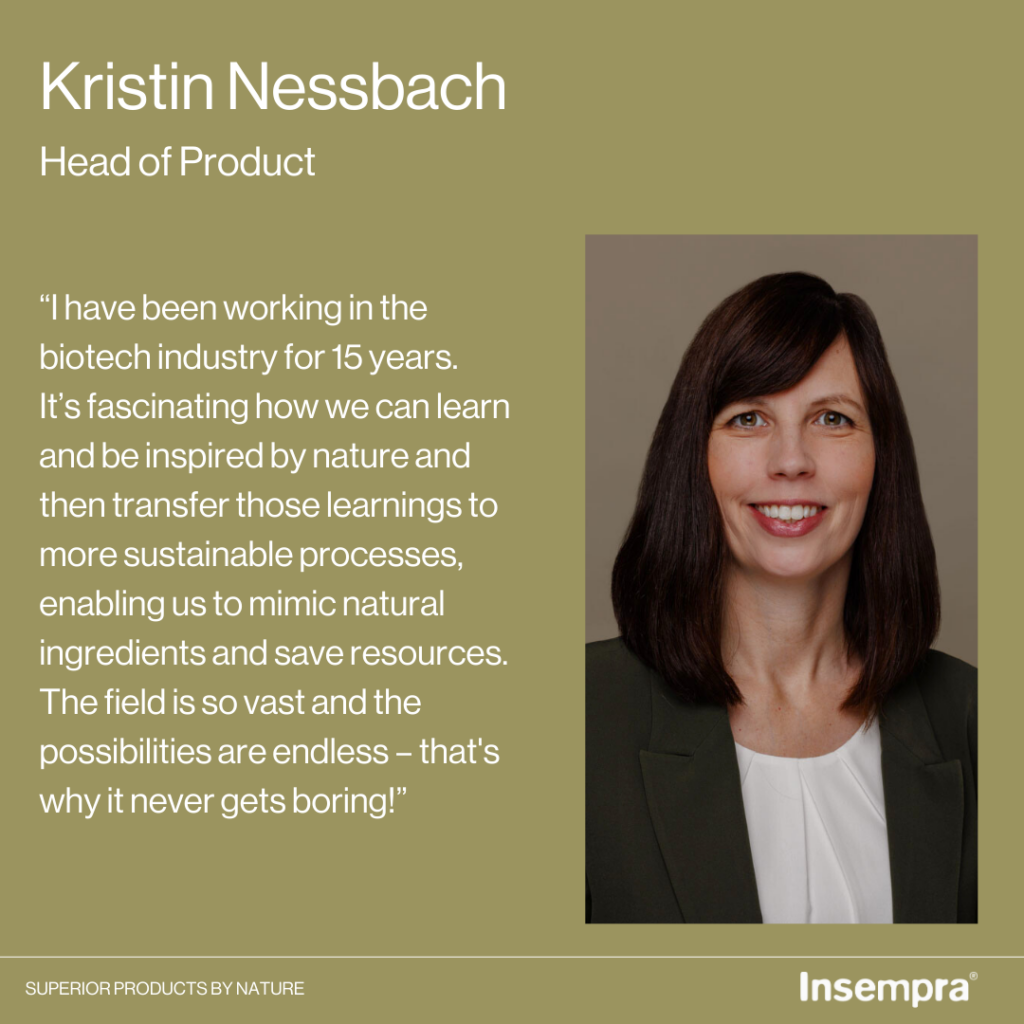 Kristin Nessbach, Head of Product